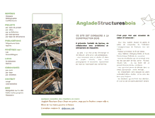 Tablet Screenshot of anglade-structures-bois.fr